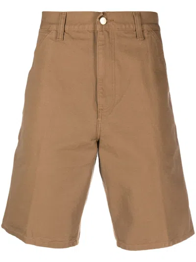 Carhartt Knee-length Bermuda Shorts In Brown