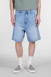 Carhartt Wip Single Knee Short Shorts In Blue