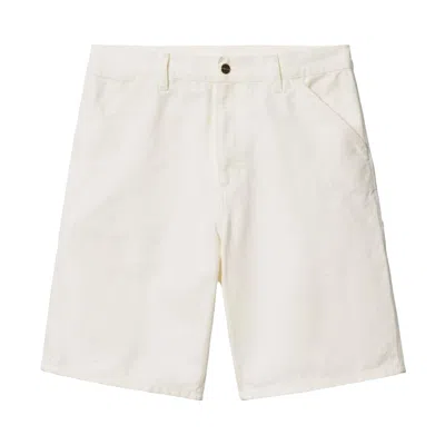 Pre-owned Carhartt Wip Single Knee Short 'wax Stone Washed'