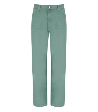 CARHARTT CARHARTT WIP SINGLE KNEE SILVER PINE TROUSER