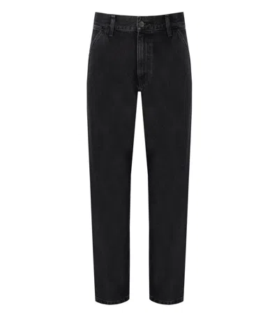 Carhartt Wip Single Knee Stone Washed Black Jeans