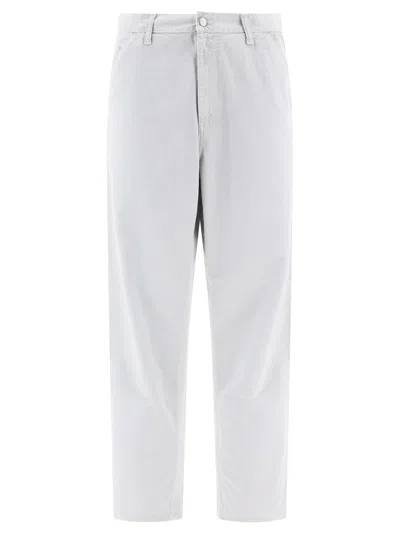 Carhartt Gray Single Knee Trousers In Grey