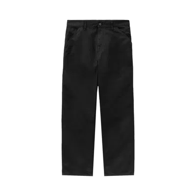 Pre-owned Carhartt Wip Single Knee Trousers 'black' | Men's Size L