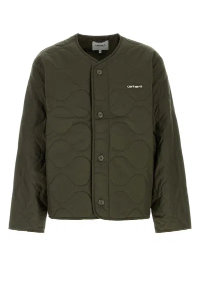 Carhartt Wip Skyeliner Sweatshirt With Cozy Lined Comfort In Green