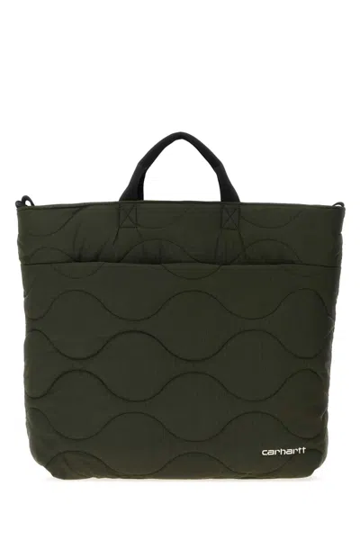Carhartt Skye Quilted Ripstop Tote Bag In Brown