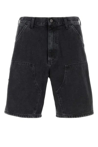 Carhartt Wip Slate Denim Double Knee Short