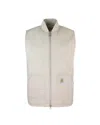 Carhartt Lachlan Liner Fleur De Sel Vest In Toni Neutri
