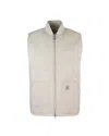 Carhartt Lachlan Liner Fleur De Sel Vest In Toni Neutri