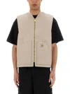 Carhartt Dearborn Canvas Classic Vest In Beige