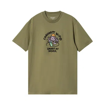 Pre-owned Carhartt Wip Smart T-shirt 'capulet' | Green | Men's Size M