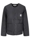 Carhartt Wip Snap Button Jacket In Black
