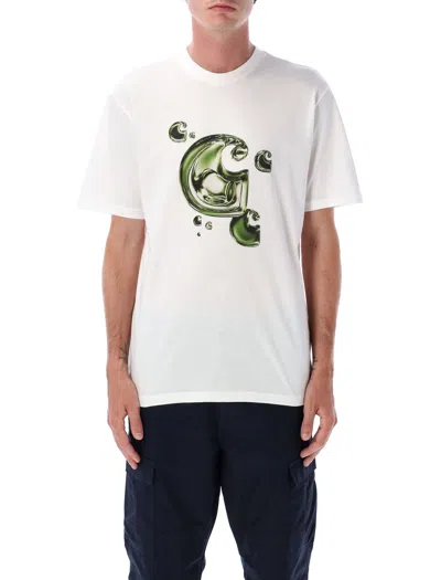 Carhartt Wip Solar Chrome C-logo T-shirt In White