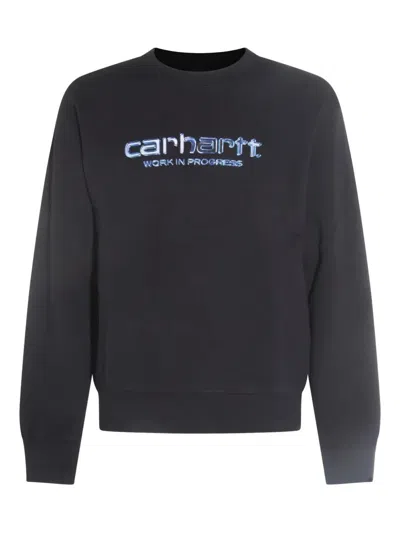 Carhartt Wip Solar Chrome Sweatshirt In Black