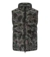 Carhartt Wip Springfield Camo Duck Grey Vest In Gray