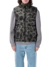 Carhartt Wip Springfield Vest In Camo Duck Grey