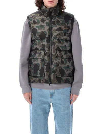 Carhartt Wip Springfield Vest In Camo Duck Grey