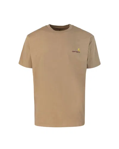 CARHARTT CARHARTT WIP S/S AMERICAN SCRIPT T SHIRT PEANUT