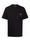 Carhartt American Script T-shirt In Black