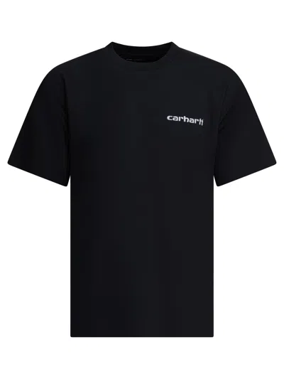 CARHARTT CARHARTT WIP "S/S ARCHIVE SCRIPT" CREW-NECK T-SHIRT