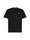 Carhartt Short Sleeve Chase T Shirt Dark Navy Gold