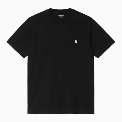 Carhartt Wip S/s Chase Black Cotton T Shirt