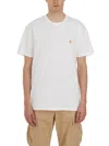 Carhartt Short Sleeve Chase T Shirt White Gold