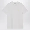 Carhartt Logo-embroidered Crew-neck T-shirt In White
