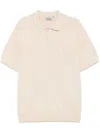 Carhartt Short Sleeve Checker Polo Fleur De Sel In Neutral
