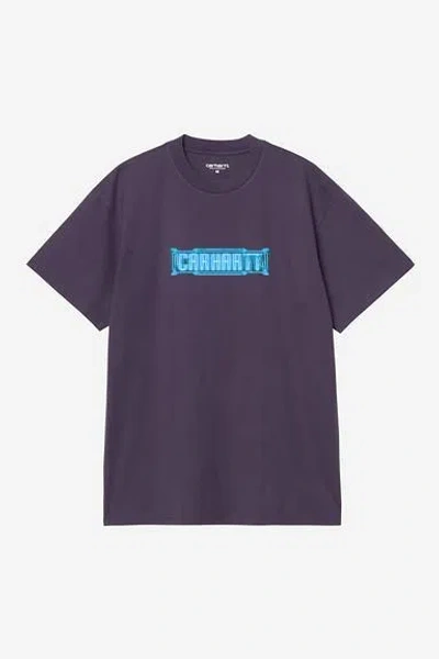 Carhartt Wip Ss Electric Boogie Tshirt In Purple