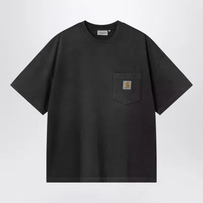 CARHARTT CARHARTT WIP S/S HUDSON POCKET T-SHIRT IN BLACK