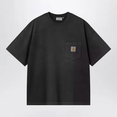 CARHARTT CARHARTT WIP  S/S HUDSON POCKET T-SHIRT IN BLACK