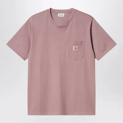 CARHARTT CARHARTT WIP  S/S HUDSON POCKET T-SHIRT IN DAPHNE COLOUR
