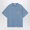 Carhartt Mens Sorrent Hudson Crewneck Cotton-jersey T-shirt In Blue
