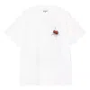 Carhartt Wip Ss Jake Garcia Tshirt In White