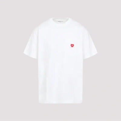 Carhartt Wip Ss Pocket Heart T-shirt Xl In White