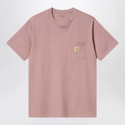 CARHARTT CARHARTT WIP S/S POCKET T-SHIRT GLASSY PINK