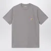 Carhartt Pocket T Shirt Short Sleeve Yosemite In Gray