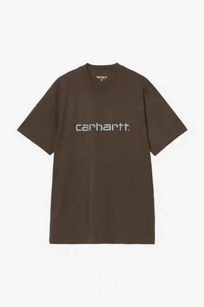 Carhartt Script Short-sleeve T-shirt In Brown