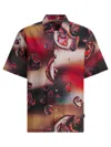 Carhartt Work In Progress Solar Chrome Print Short Sleeve Button-up Shirt In Multi