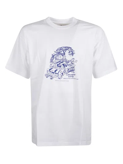 Carhartt Wip S/s Unit T-shirt In White