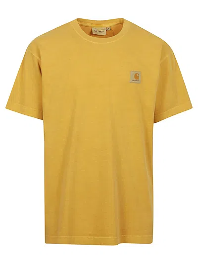 Carhartt Wip S/s Vista Cotton T-shirt In Yellow