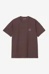 Carhartt Wip S/s Vista T Shirt In Brown