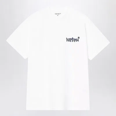 CARHARTT CARHARTT WIP  S/S WIPTOPIA SCRIPT T-SHIRT WHITE