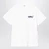 Carhartt Mens White / Blue Wiptopia Embroidered Cotton T-shirt In Black