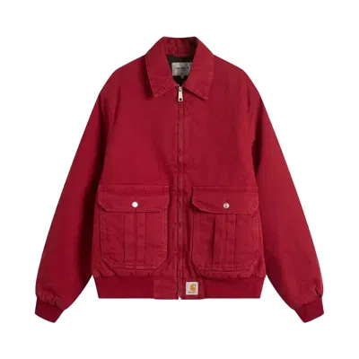 Pre-owned Carhartt Wip Stanton Jacket 'scarlet' | Red | Men's Size Xl