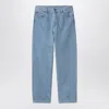 Carhartt Wip Stone Bleached Aaron Pant In Blue
