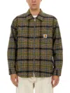 Carhartt Wip Stroy Check Overshirt Green In Multicolour