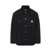 Carhartt Wip Structured Organic Cotton Casual Jacket In Black