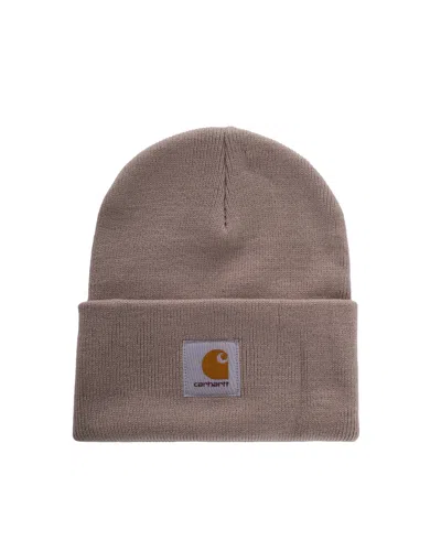 Carhartt Wip Stylish Acrylic Beanie For Men In Brown