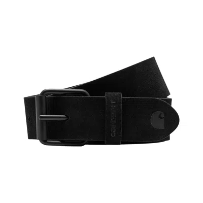 Pre-owned Carhartt Wip Suede Belt 'black' | Men's Size M